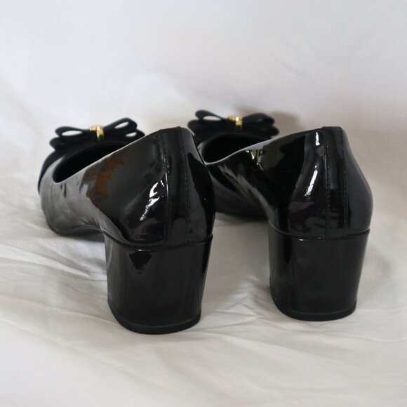 Tory Burch Black Trudy 2 Inch Pump Women's Size 7.5 - Picture 6 of 8